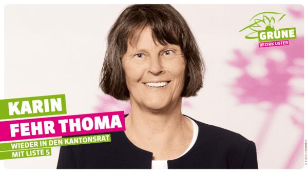 Foto: Karin Fehr Thoma wieder in den Kantonsrat